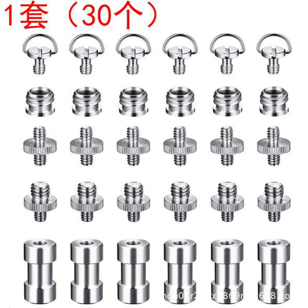 Cámara especial tornillo británico 1/4-20 vuelta 1/4 vuelta 3/8 soporte de la lámpara tornillo ranurado placa de liberación rápida tornillo