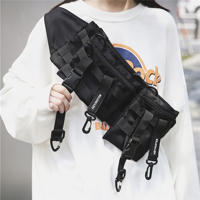 Foreign Trade Chest Bag Men's Crossbody Chest Bag Ins Fashionable Casual Detachable Functional Shoulder Bag Men's Crossbody Bag Foreign Trade Chest Bag Men's Crossbody Chest Bag Ins Fashionable Casual Detachable Functional Shoulder Bag Men's Crossbody Bag