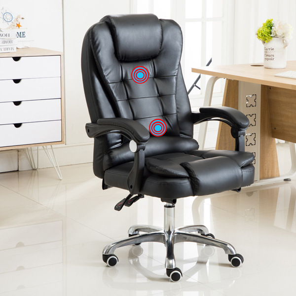 Silla de oficina reclinable Silla de jefe de elevación silla giratoria ergonómica Silla de computadora en casa silla simple