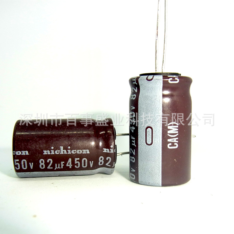 原装nichicon尼吉康 电解电容450V 82UF 18X30 105度  CA系列
