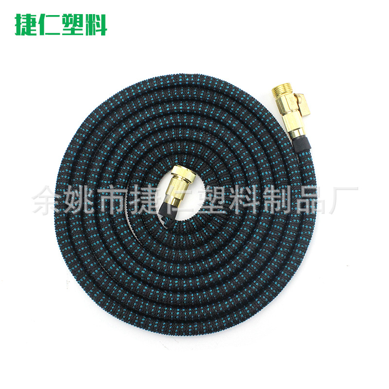 Factory sale PET copper plated 3 times telescopic garden hose garden watering car water pipe