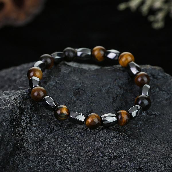 fashionable hexagonal magnetic bracelet for men and women