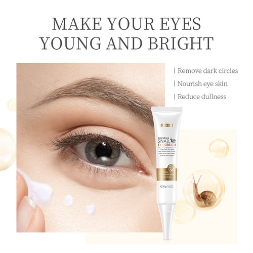 LAIKOU Red Ginseng Snail Eye Cream 30g Eye Moisturizing and Moisturizing Skin Care Products Manufacturer Shipping