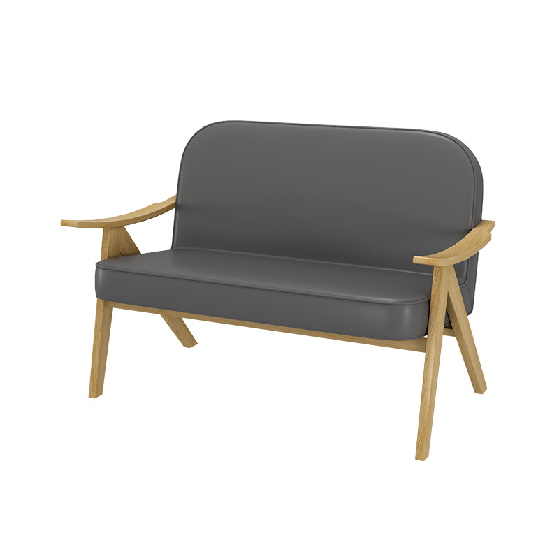 Sofá de cafetería Nórdico bolsa suave negociación Área de descanso Individual Doble postre leche tienda de té mesa y silla combinación muebles de comedor