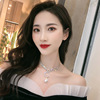 Brand ring from pearl, necklace, chain, universal choker, internet celebrity, diamond encrusted, simple and elegant design