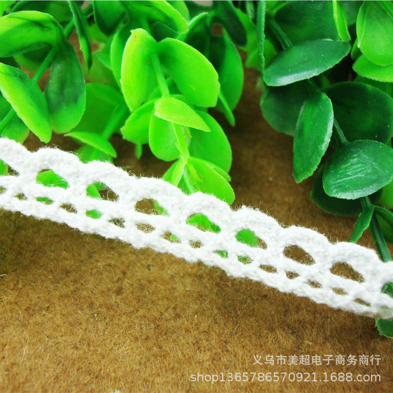 1.1cm棉线花边袖套领口袖口服饰家纺童装批发蕾丝厂家直发