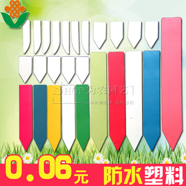 One -shaped succulent plant plastic plug -in label succulent label…
