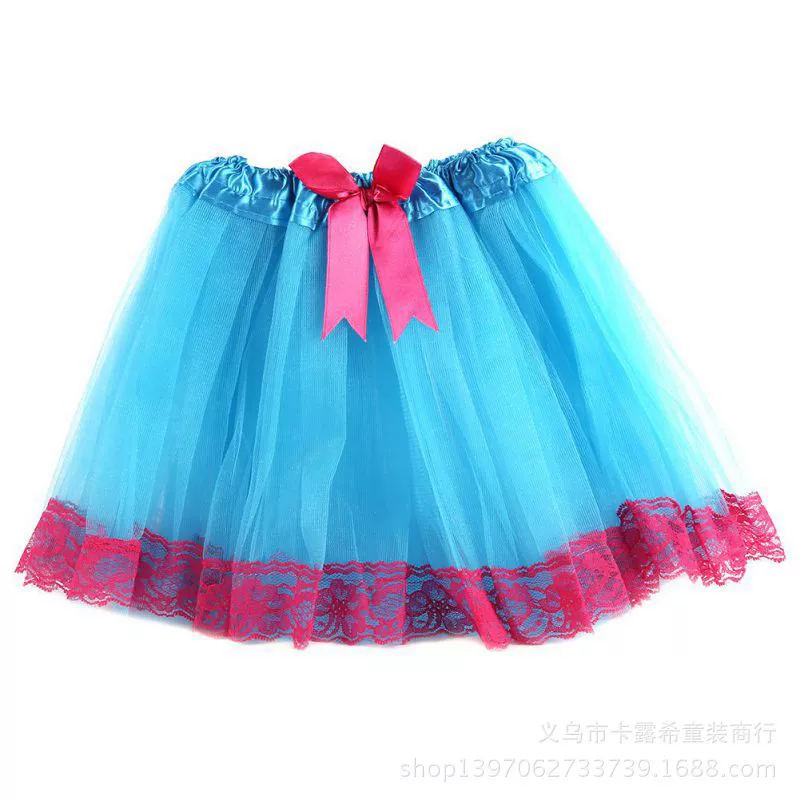 Детская кружевная юбка для девочек, европейский стиль, юбка-тюльпан