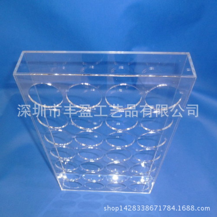供应透明有机玻璃香水展示盒，亚克力化妆品展示盒