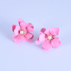 Summer fresh universal earrings from pearl, flowered, European style