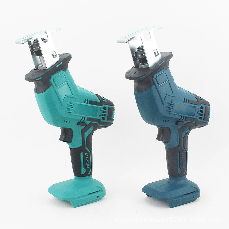 Электрическая сабельная пила, перезаряжаемая портативная мини-небольшая мощная электрическая пила для каротажа металла, литиевая электрическая сабельная пила