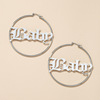 Accessory, brand small design earrings, European style, wholesale, 1 pair