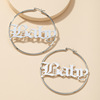 Accessory, brand small design earrings, European style, wholesale, 1 pair