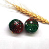 Christmas decoration ball spot 2.5CM cloth ball Christmas supplies fabric decoration hanging ball