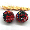 Christmas decoration ball spot 2.5CM cloth ball Christmas supplies fabric decoration hanging ball