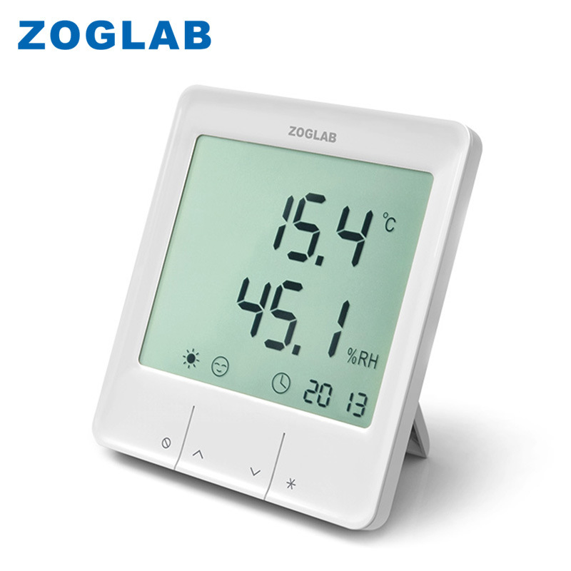 Zoglab Smart Precision Temperature and Humidity Meter Industrial Storage Room High-Precision Desktop Temperature Thermometer