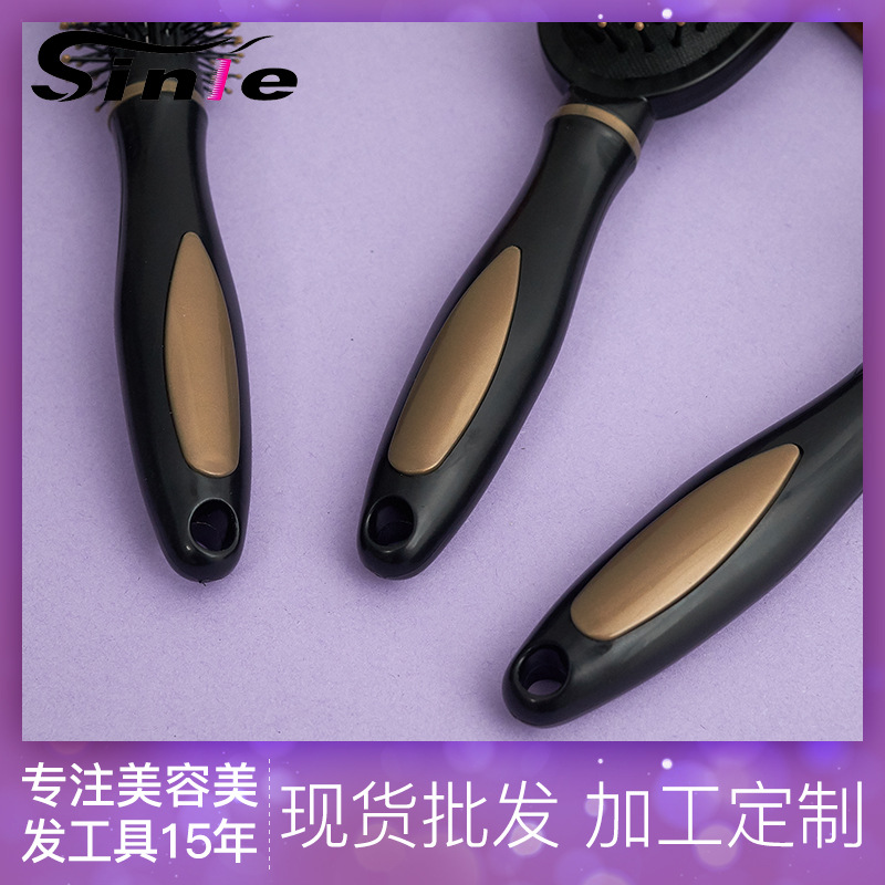 Colchón de aire peine traje de plástico bolsa de aire peine pelo curling peine cojín de aire peine de costilla peine de masaje para las mujeres