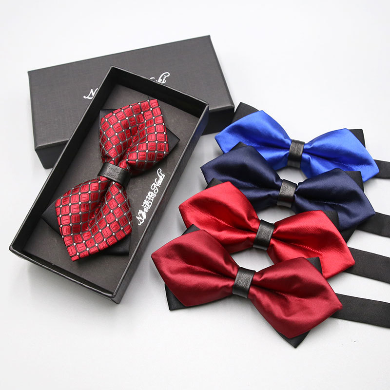 廠家直銷尖角時尚男士結婚新郎伴郎宴會韓版尖頭領結蝴蝶結