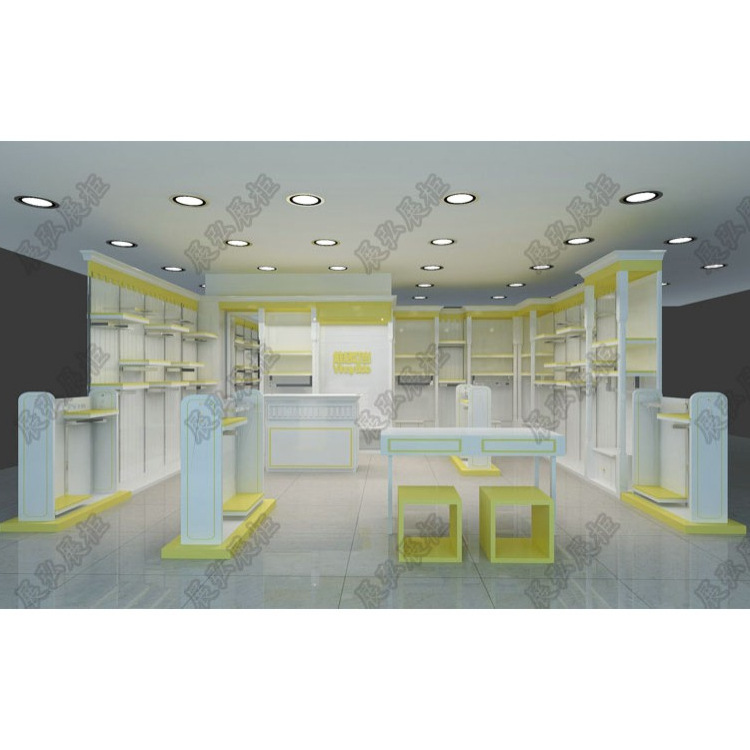 厂家专制作童装店服装店中岛展示架高柜展示架母婴店展示架流水台