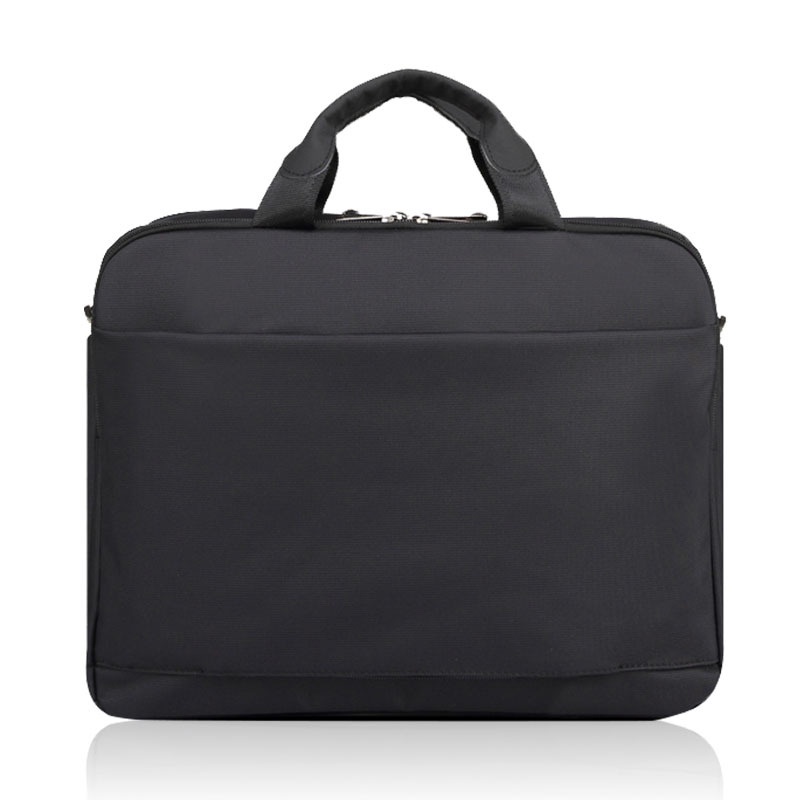 로고 비즈니스 회의 핸드백 14 인치 노트북 가방 남성용 싱글 숄더 백