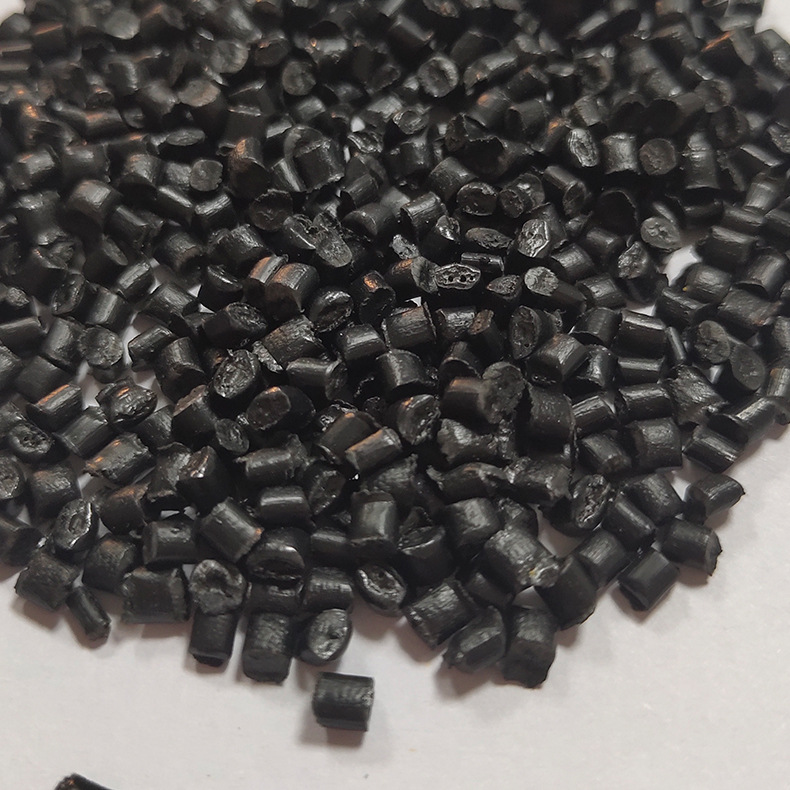 长期供应PP黑色塑料颗粒 PP黑色衣架专用料 增强黑色pp再生料