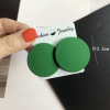 Round matte earrings, brand acrylic spray paint, South Korea