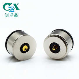 深圳厂家直销圆形5V2A直径8mm磁吸连接器公母座 磁吸充电座