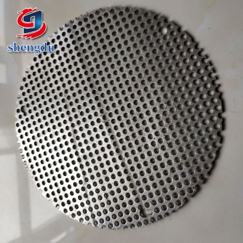 Round Screen Sheet Customized Corn Grinder Round Hole Screen Sheet Thickeneded Stamping Screen Plate Stainless Steel Filter Mesh