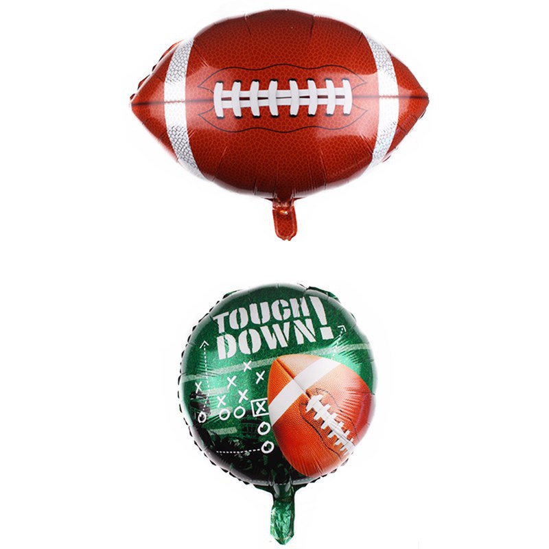 Rugby Aluminum Film Balloon Cartoon Balloon Party Decoration Balloon Shaped Rugby Shape Balloon Wholesale