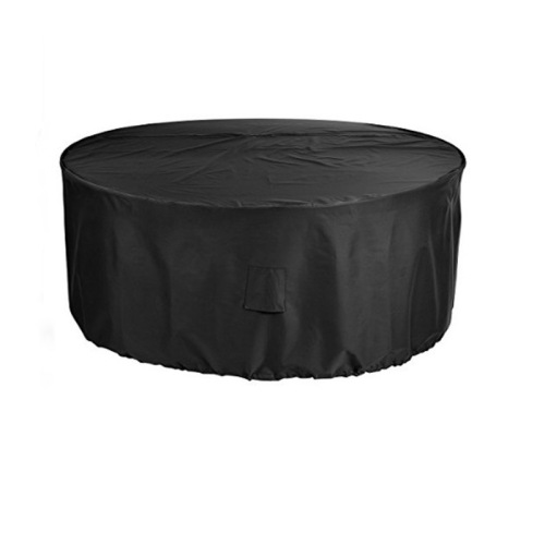 Circular Furniture Cover Dustproof Waterproof Cover Outdoor Garden Round Table Cover Furniture Protection Cover 210D Oxford Cloth