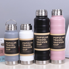 炫酷運動手提杯1000ml大容量帶茶網水杯 戶外運動杯批發