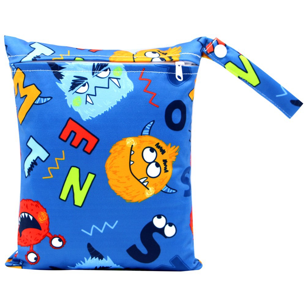 20*25cm tamaño pequeño bolsa de almacenamiento de pañales bolsa de almacenamiento de servilletas sanitarias bolsa de almacenamiento de pañales bolsa de pañales colgando bolsa de pañales