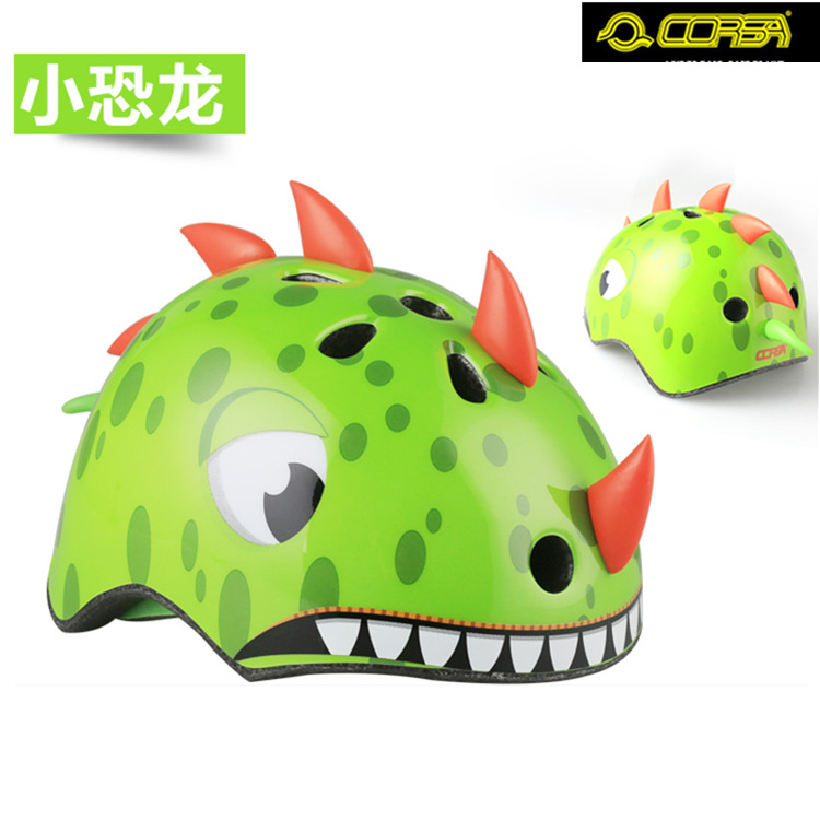Casco de seguridad para niños CORSA cool kidsren's animal cartoon cross-border casco de bicicleta patinaje sobre ruedas balance kart.