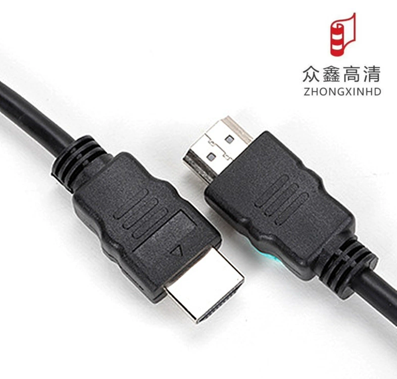 Кабель HDMI (ZhongxinHD) 1,5 м, внешний диаметр 5,5 мм, никелированные штекеры, поддерживает 1080P/3D/ARC (HDMI 1.4)