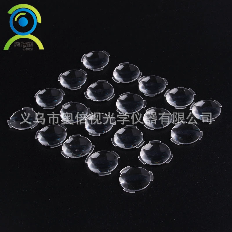 Виртуальные очки VR 3D второго поколения диаметром 25 мм, фокусное расстояние 45 мм, двойная выпуклая линза с крыльями