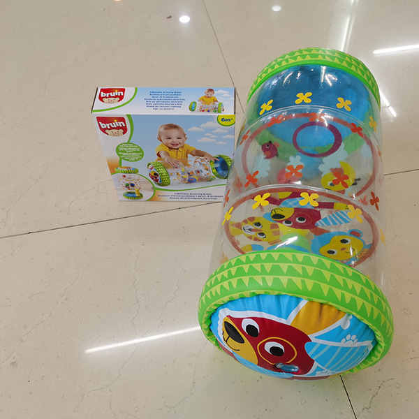 Inflatable drum for crawling