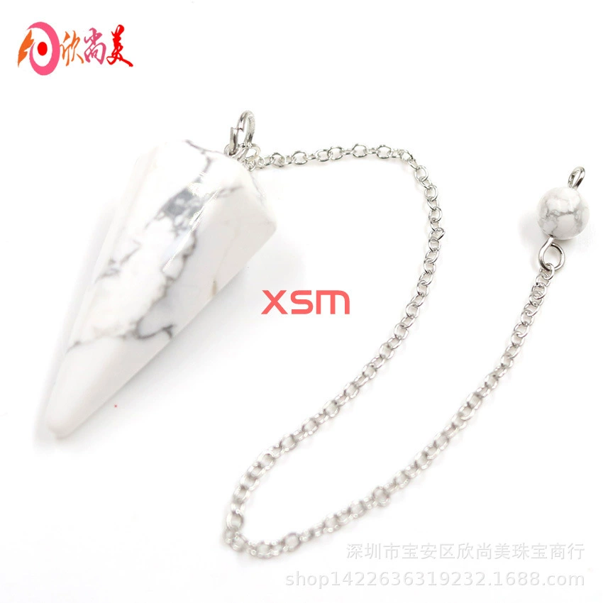 Natural water, hexagonal crystal, pendant, European style, for import, Aliexpress