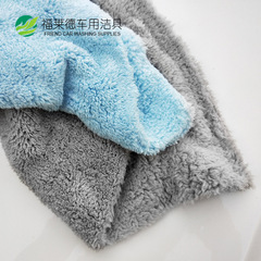 Car wash towel thickened hot coral velvet car towel absorbent microfiber towel rag car cleaning supplies