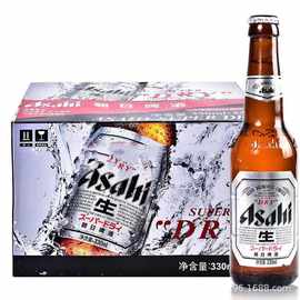 朝日啤酒 Asahi 日式小麦黄啤330ml 24瓶