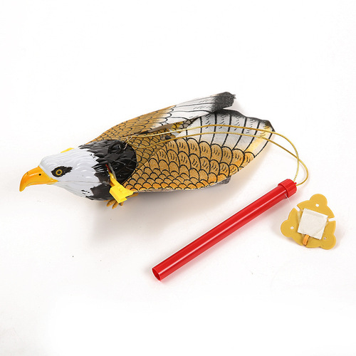 Tricycle Electric Eagle Parrot Light Music Hanging String Flashing Flying Eagle Flying Bird Fishing Rod Hanging String Flying Eagle Toy
