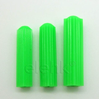 直销绿色膨胀管6mm 8mm塑料膨胀螺丝环保全新料膨胀胶塞塑料螺栓