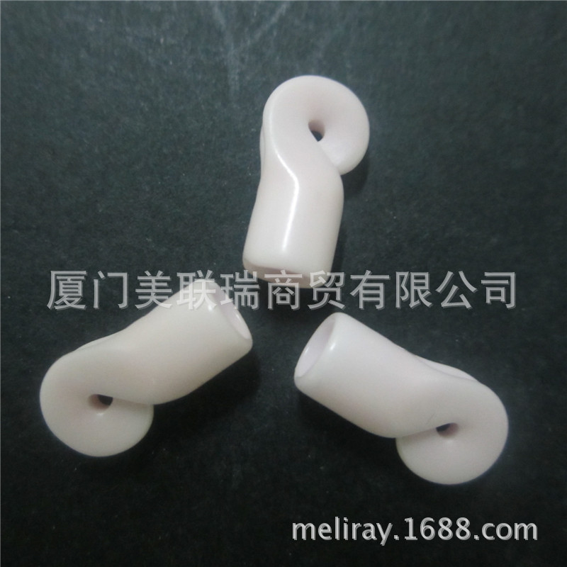 氧化铝陶瓷导纱器 特种陶瓷 精密异形结构件 可加 工陶瓷件 导轮