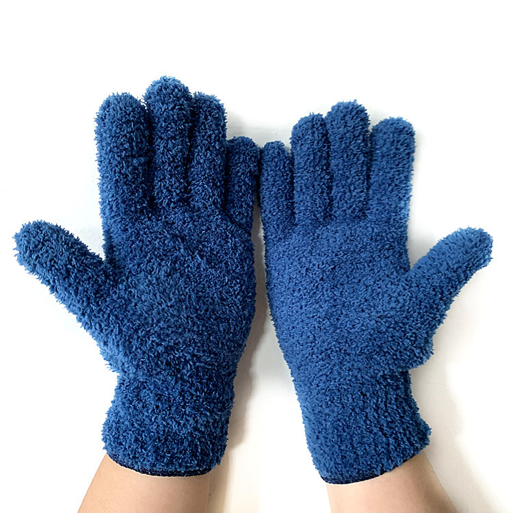 Guantes de microfibra para quitar el polvo de Amazon, guantes de lana coral, guantes para limpieza de coches, guantes de media lana para mayor comodidad.