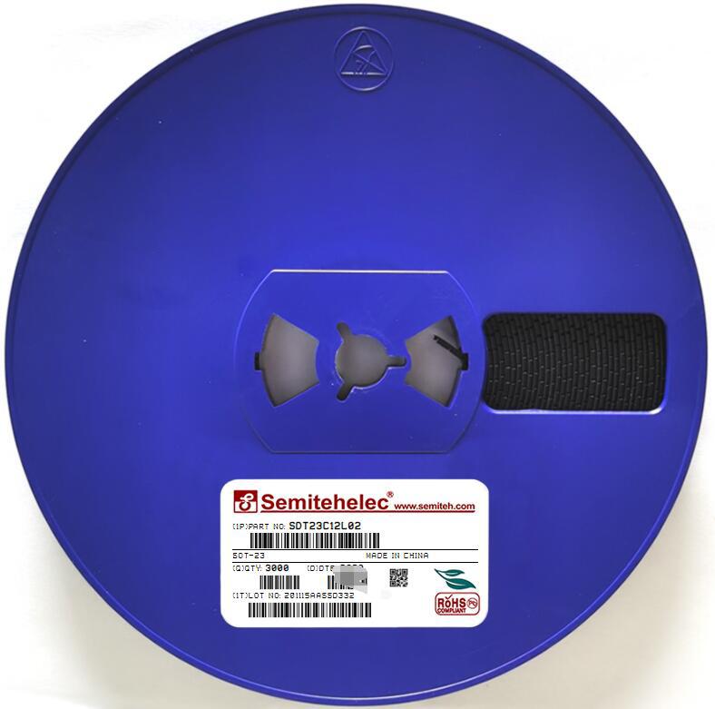 SDT23C12L02 ESD/TVS保护管 SOT-23 SEMITEH 全新原装正品