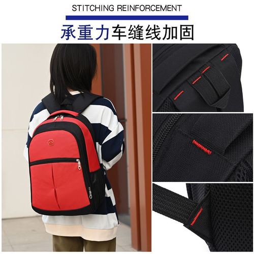 Oxford cloth backpack business commuter computer backpack outdoor leisure unisex middle school student school bag