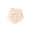 DIY jewelry headwear clothing accessories flower accessories 2.5 cm flat hand folding rose ribbon flowers