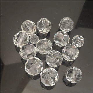 批发各种规格32切面菠萝珠地球珠门帘散珠 DIY工程珠帘玄关隔断