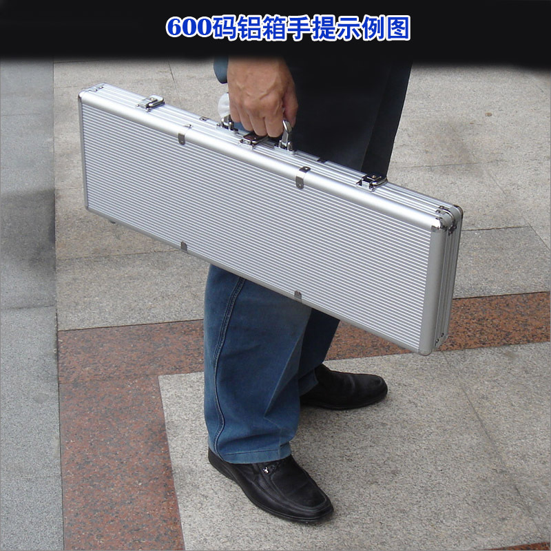 Maleta chip caja de aluminio puede contener 40mm 43mm chips 200 300 400 500 600