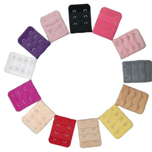 Ozina wholesale stainless steel three rows and two buckles extension buckle 3 rows and two buckles 3.8cm bra extension buckle underwear buckle