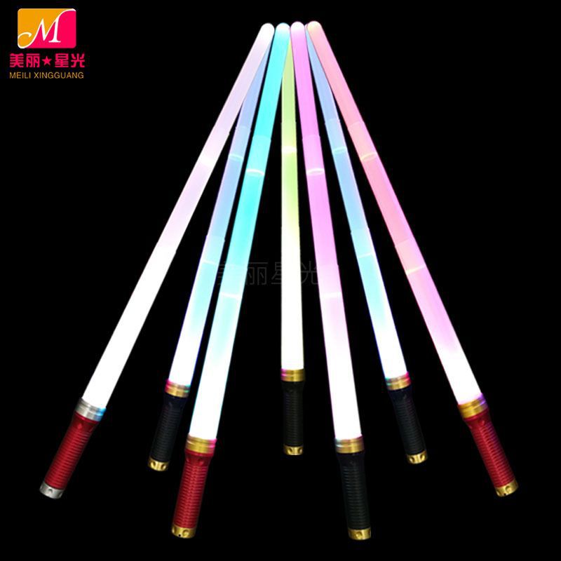 Nuevos juguetes luminosos creativos para niños, varillas luminosas led, varillas luminosas retráctiles, productos de piso, juguetes luminosos al por mayor